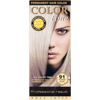 Color Time dlouhotravající barva na vlasy 91 platinová blond