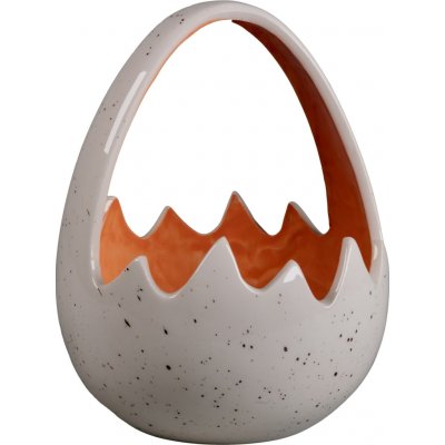 Det Gamle Apotek Velikonoční dekorace / košík Egg Shell, béžová barva, keramika, – Hledejceny.cz