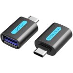 Vention USB-C (M) to USB 3.0 (F) OTG Adapter Black PVC Type CDUB0 – Zbozi.Blesk.cz