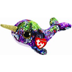 Beanie Boos Flippables Calypso s flitry narval 15 cm