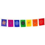 Vlaječky textil Chakra Symbols 26 x 36 cm 7 ks – Hledejceny.cz