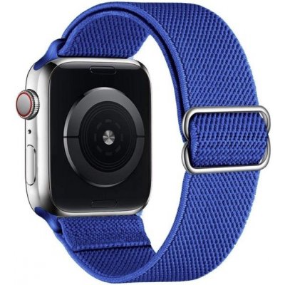 Crested Elastický navlékací řemínek pro Apple Watch 42, 44 a 45 mm s přezkou královsky modrý YACZ-2036