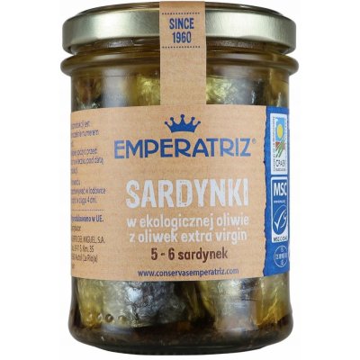 Emperatriz Sardinky v bio olivovém oleji 190 g – Zbozi.Blesk.cz