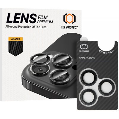 Tel Protect tvrzené sklo 3D Lens Aramid Series na čočky fotoaparátu pro iPhone 17 Pro-17 Pro Max 142170 – Zboží Živě