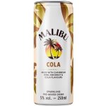 RTD Malibu & Cola 5% 0,25 l (holá láhev) – Zboží Dáma