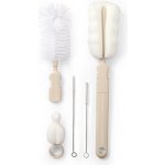 BabyOno sada kartáčů na čištění lahví a saviček béžová – Sleviste.cz