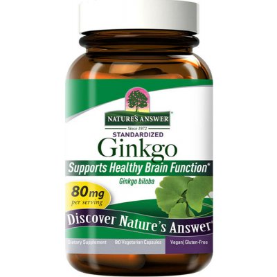 Nature's Answer Ginkgo Leaf 60 Veg Kapslí – Hledejceny.cz