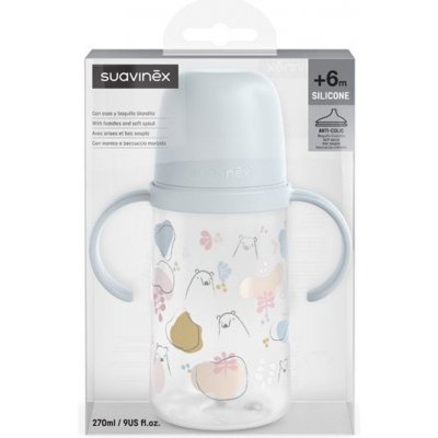 Suavinex druhá láhev s oušky Bear modrá 270 ml – Hledejceny.cz