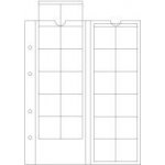 LEUCHTTURM Albové listy OPTIMA na mince Typ do ø 34 mm – Zboží Dáma