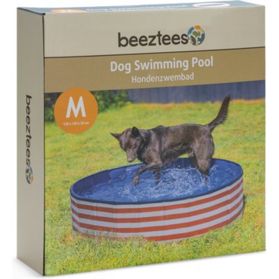 Beeztees bazének pro psy Doggy Dip červeno-bílý M 120 × 30 cm – Sleviste.cz