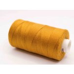 Polyesterové riflové nitě v návinu 200 m - jantarová – Zboží Dáma