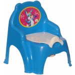 DOHÁNY 5065 světlemodrá židle s nočníkem – Zboží Dáma