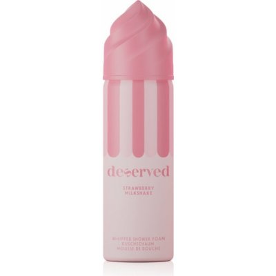 DESERVED Whipped Shower Foam Strawberry Milkshake sprchová pěna na tělo 100 ml – Sleviste.cz