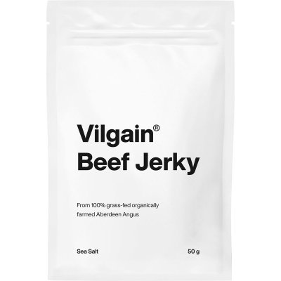 Vilgain Beef Jerky BIO mořská sůl 50 g – Zboží Mobilmania
