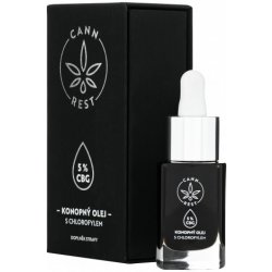 Cannrest 5 % CBD konopný olej 15 ml