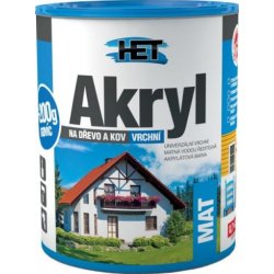 Het Akryl mat 3 kg hnědá