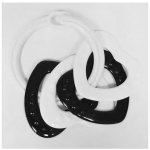Profibaby Kroužky se 4 tvary černobílé – Zboží Dáma