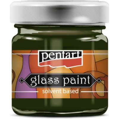 Pentart Barva na sklo nevypalovací 30 ml OLIVOVÁ – Hledejceny.cz