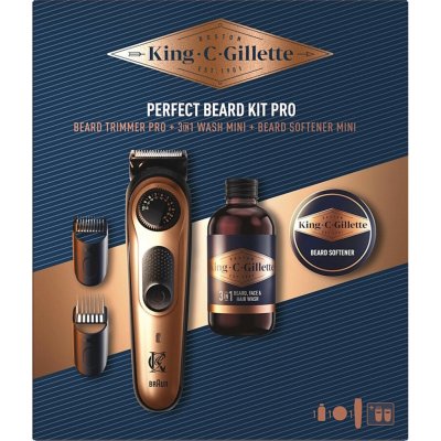 Gillette King C. Perfect Beard Kit Pro – Hledejceny.cz