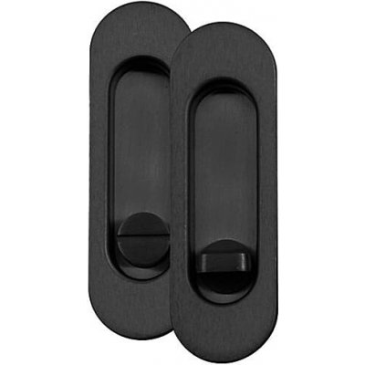 MP kování Mušle na posuvné dveře OVÁL WC - 3665AR WC černá mat – Hledejceny.cz