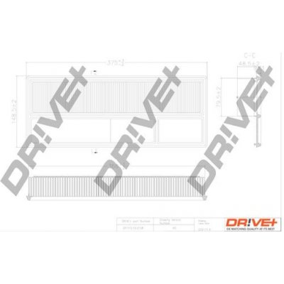 Vzduchový filtr DRIVE+ DP1110.10.0138 – Hledejceny.cz