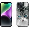 Pouzdro a kryt na mobilní telefon Apple Pouzdro mmCase Gelové iPhone 14 - kočičí pohled 1