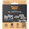 Tvrzené sklo pro mobilní telefony PanzerGlass HOOPS Camera Protector - přírodní hliník, Apple iPhone 15 Pro/15 Pro Max 1195