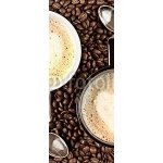 WEBLUX 35552461 Samolepka na lednici fólie Caffe Latte for two Caffe Latte pro dva rozměry 80 x 200 cm – Sleviste.cz
