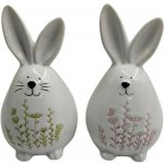 Boltze Dekorativní figurka zajíc z porcelánu Jill, různé druhy, 1 ks – Hledejceny.cz