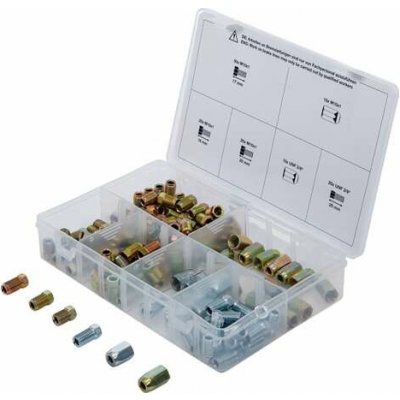 BGS 70341, Sortiment převlečných matek a šroubů na brzdové vedení | 135dílný – Sleviste.cz