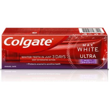 Colgate Max White Ultra Multi Protect bělicí 50 ml od 125 Kč - Heureka.cz