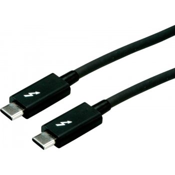 Roline 11.02.9041 Thunderbolt 3 , USB C(M) - USB C(M), 20Gb/s, PD 100W, 1m, černý