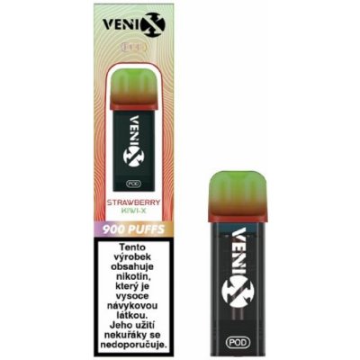Venix Max Pod Strawberry Kiwi-X 20 mg 900 potáhnutí 1 ks – Zbozi.Blesk.cz