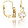 Náušnice Gemmax Jewelry zlaté náušnice se zirkony model 3827 GLEYB-02265