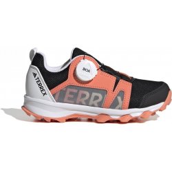 adidas Terrex Agravic Boa Trail Running Shoes Kids Unisex Adults CBlk/CrWh/IOr