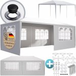 FurniGO Party stan Rimini 3x6 m - boční stěny + oblouková okna bílá – Zboží Mobilmania