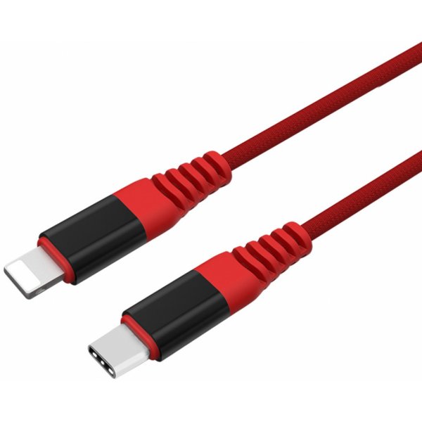 usb kabel Unitek C4048RD USB-C - Lightning, 1m, červený
