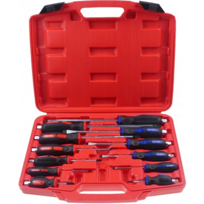 Profi sada úderových šroubováků, ploché a křížové, 12 kusů - QUATROS QS14243 – Zboží Dáma