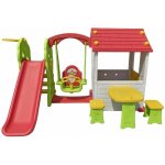 iMex Toys Zahradní domeček s houpačkou a skluzavkou pro děti 5v1 – Zboží Dáma
