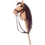 HOPPIHORSE kůň na tyči hobby horse velikost A4 béžový – Sleviste.cz