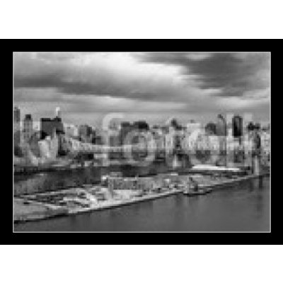 Skleněný obraz 1D - 100 x 70 cm - New York Cityscape Panoráma města New York – Zboží Mobilmania