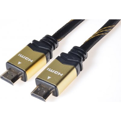 GOLD HDMI High Speed + Ethernet kabel, zlacené kon - kphdmet10 – Zboží Živě