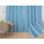 Biante Dekorační závěs Rongo RG-100 Světle modrý 140x140 cm – Hledejceny.cz