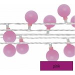 Emos D5AP01 LED světelný cherry řetěz kuličky 2,5 cm 4 m venkovní i vnitřní růžová časovač – Hledejceny.cz