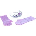 RAPPA Sada princezna rukavice s korunkou růžová – Zboží Dáma