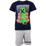 Chlapecké pyžamo Minecraft Creeper TNT tm. modrá – Zboží Dáma