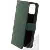 Pouzdro a kryt na mobilní telefon Apple 1Mcz Velvet Book flipové Apple iPhone 15 tmavě zelené