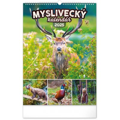 NOTIQUE Nástěnný Myslivecký 33 x 46 cm 2025 – Zboží Mobilmania