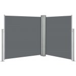 Greatstore Zatahovací boční markýza / zástěna antracitová 140 x 600 cm – HobbyKompas.cz