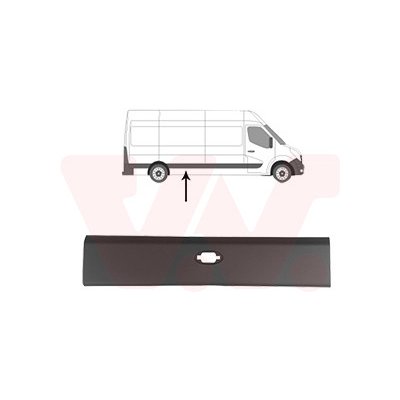 Ozdobná / ochranná lišta, boční stěna VAN WEZEL 3799404 – Hledejceny.cz